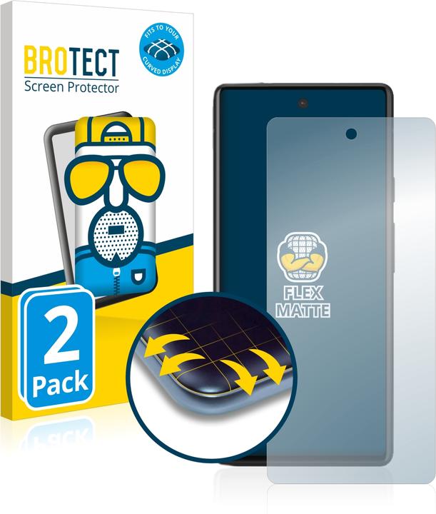 Produktbild BROTECT Full-Cover Displayschutz Matt (2 Stück, Google Pixel 6a)