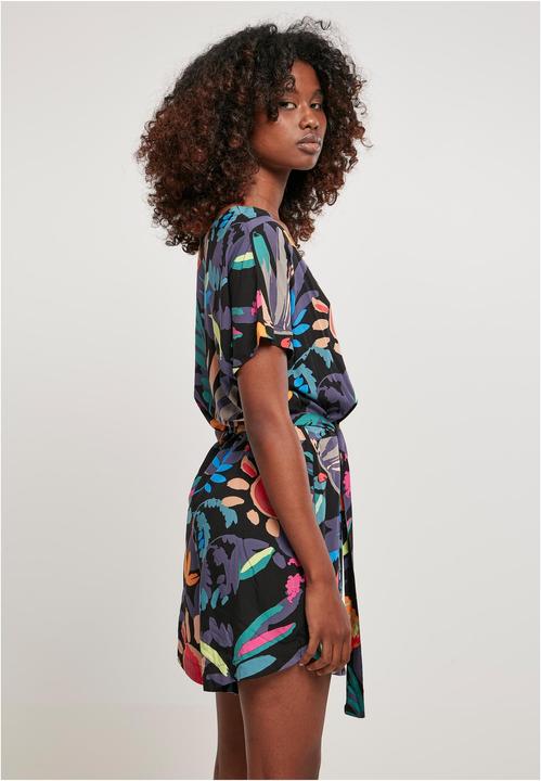 Produktbild Urban Classics Ladies Short Viscose Belt Jumpsuit - 12110 (L)