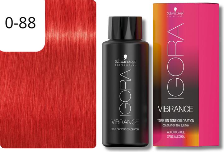 Immagine prodotto Schwarzkopf Professional IGORA Vibrance Hair Tint NUOVO (0-88 Concentrato rosso)