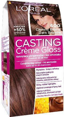 Produktbild L'Oréal Paris Creme Gloss Color cream no. 600 Dark For light hair (600 Dark)