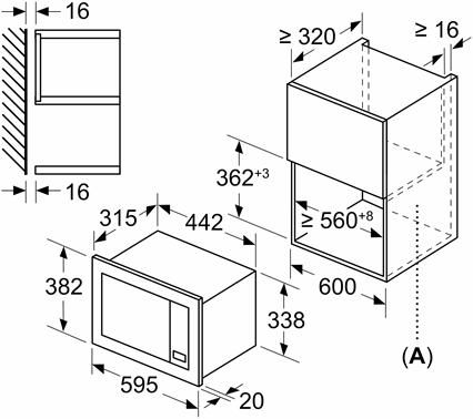 Immagine prodotto Bosch Hausgeräte BFL623MS3 (Spina UE, 20 l)