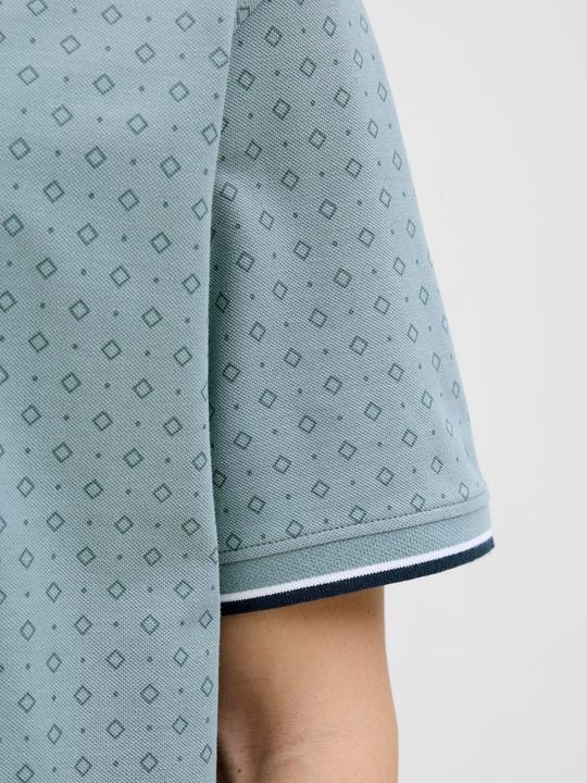 Actual product image Jack & Jones All Over Print Polokragen Poloshirt Poloshirt (L)
