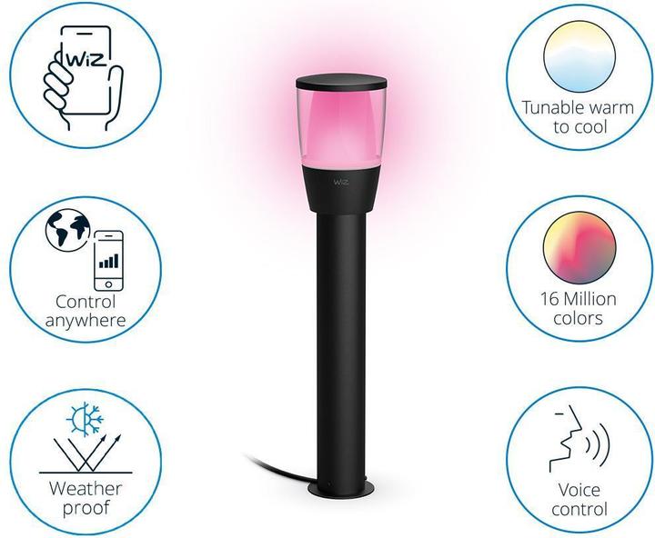Actual product image WiZ Tunable White & Color 300lm Elpas Base (300 lm, IP65)