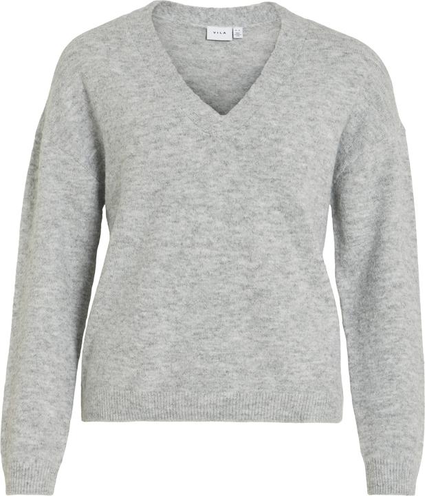 Vila V-Ausschnitt Strickpullover (M)