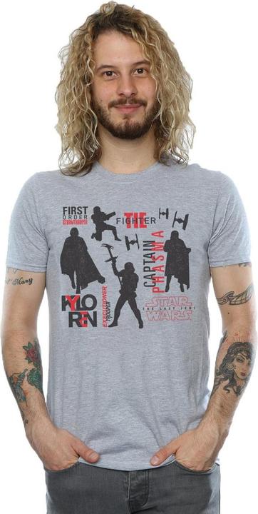 Immagine prodotto Star Wars The Last Jedi First Order Silhouettes Maglietta Uomo (S)