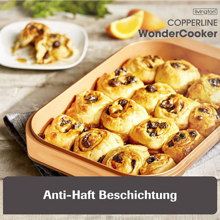 Immagine prodotto Livington Copperline Wonder Cooker (Pirofila + casseruola, Alluminio)
