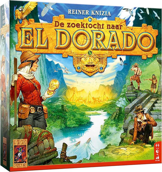 Immagine prodotto 999Games Il gioco da tavolo "La ricerca di El Dorado". (Olandese)