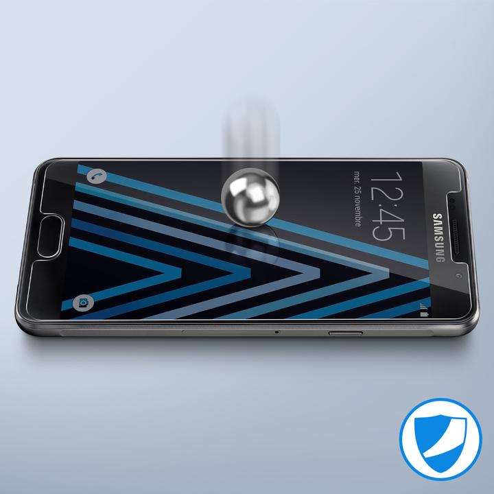 Actual product image Avizar Crystal clear film, glass screen protector (1 Piece, Samsung Galaxy A3 (2016))