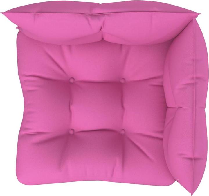 Actual product image Diverse Hardware Pallet Cushion 3 Pcs. Pink Oxford Fabric