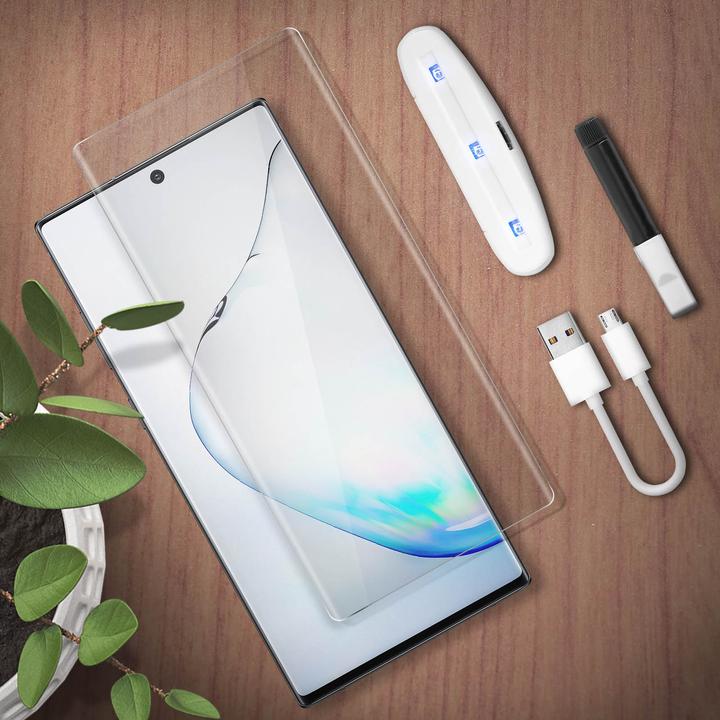 Immagine prodotto Avizar Vetro con adesivo liquido e luce UV (1 Pezzo/i, Samsung Galaxy Note 10 Plus)