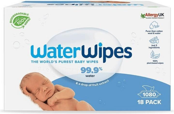 WaterWipes Wet wipes for babies (1080 Piece)
