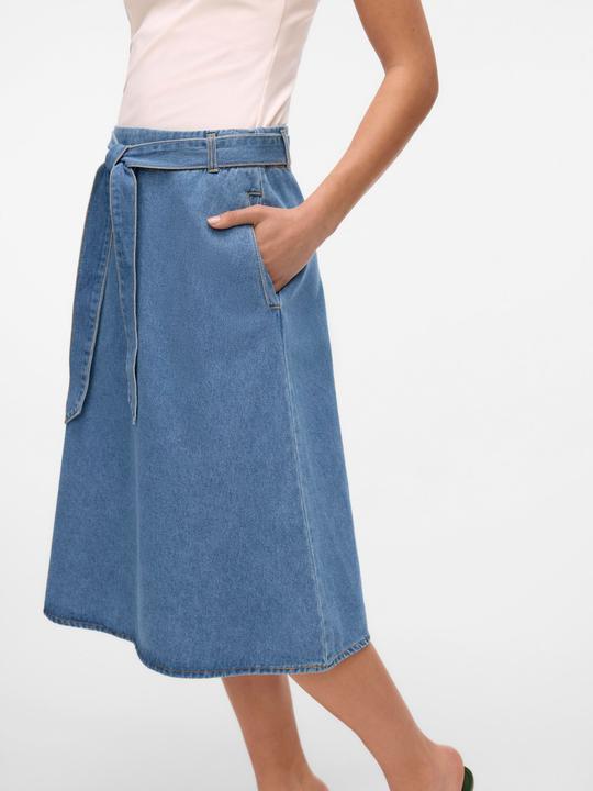 Produktbild Vero Moda VMJOLENE Hohe Taille Midirock Jeansrock (L)