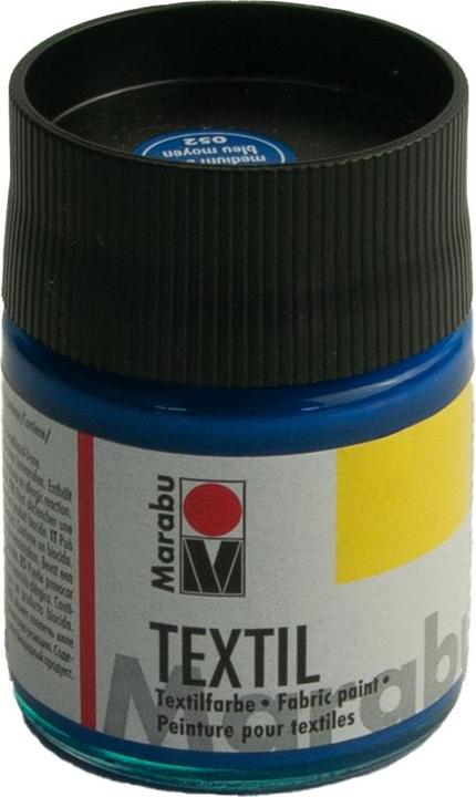 Produktbild Marabu Stoffmalfarbe (Mittelblau, 50 ml)