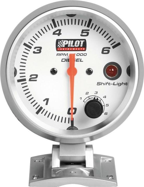 Produktbild Lampa Instrument Drehzahlmesser Diesel 0-6000 RPM - 95 mm - Blau