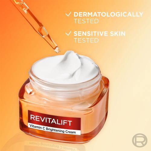 Image du produit L'Oréal Paris Revitalift Crème Éclaircissante à la Vitamine C (50 ml, Crème de jour)