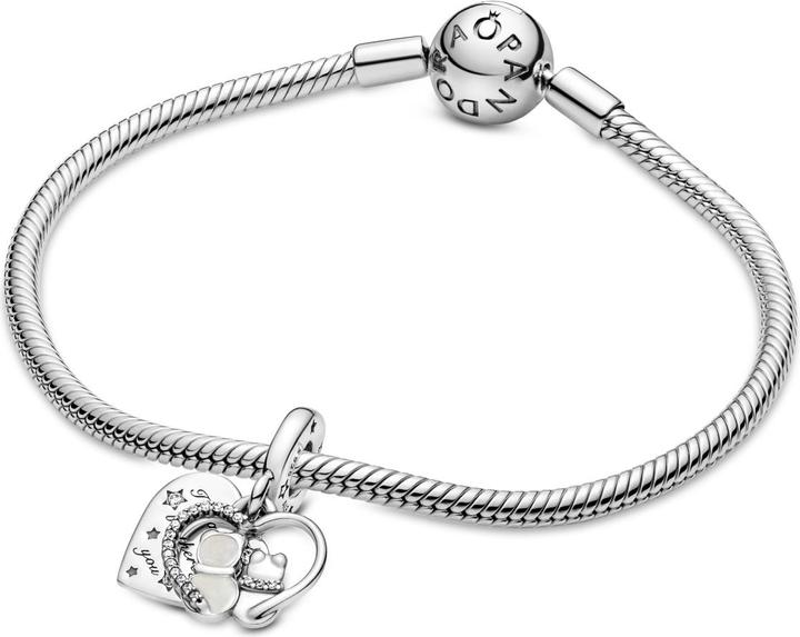 Actual product image Pandora Hanger cats & hearts (Sterling silver 925, With stone(s))