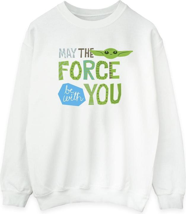 Immagine prodotto Star Wars The Mandalorian May The Force Be With You Felpa Uomo (XXL)