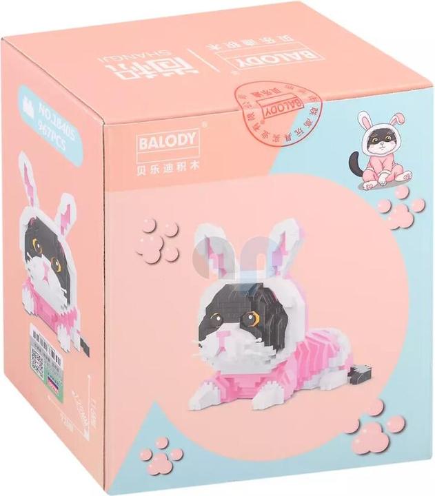 Immagine prodotto Balody 18404 - Gatto con Costume Coniglietto (967 pezzi)