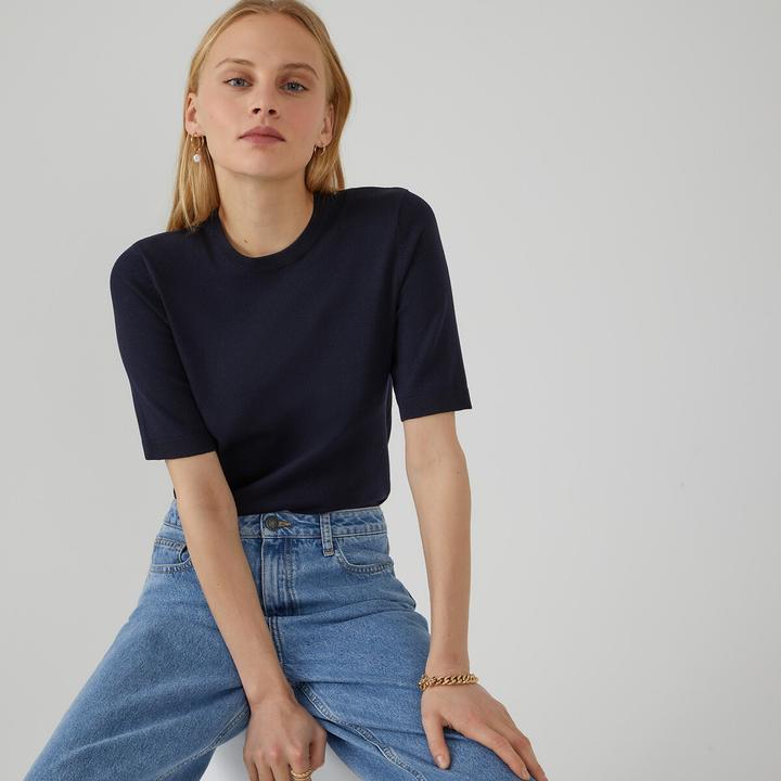 Produktbild La Redoute Collections Kurzärmeliger Pullover (S)
