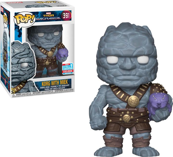Produktbild Funko Marvel – Thor Ragnarok “Korg with Miek – Exclusive” POP! TV Vinyl Figur