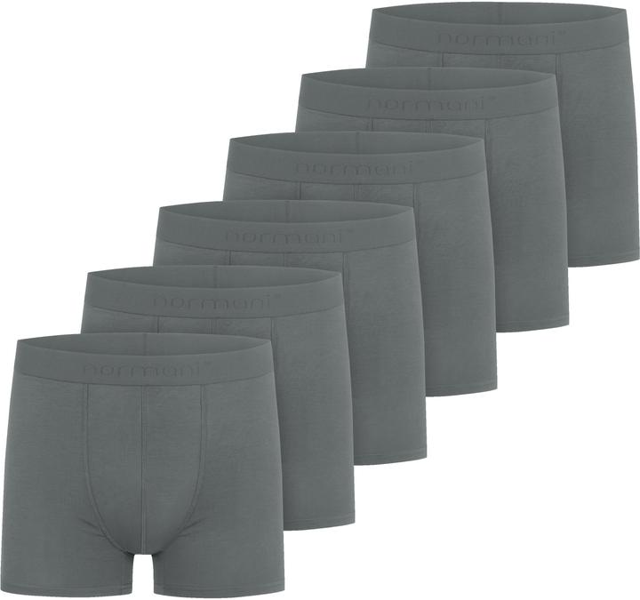 Normani 6 Herren Boxershorts aus Viskose mit Geschenk Box - 9001