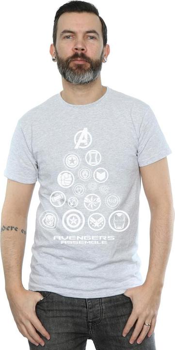 Immagine prodotto Avengers Endgame Pyramid Icons Maglietta Uomo (L)