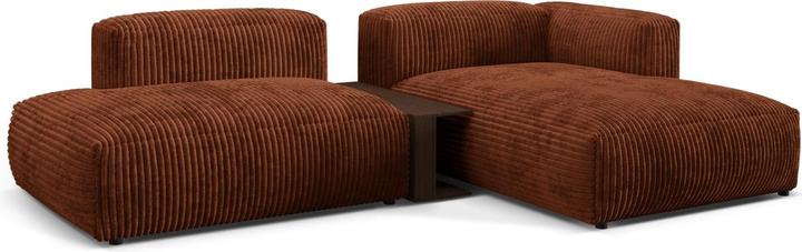 Image du produit Micadoni Canapé D'Angle Droit Modulaire, "Martina", 2 Places, 285x176x75 Fabriqué en Europe (Canapé d'angle)