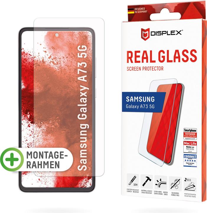 Immagine prodotto Displex Real Glass, 2D Panzerglas (1 Pezzo/i, Samsung Galaxy A73 5G)