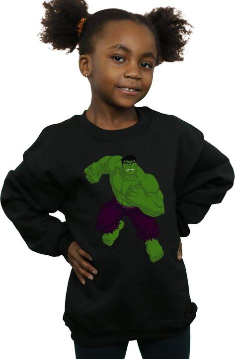 Produktbild Hulk Pose Sweatshirt Mädchen (128)