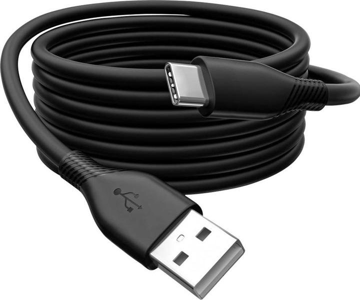 Actual product image Digitus USB-C silicone connection cable, 0.5m, black (0.50 m, USB 2.0)