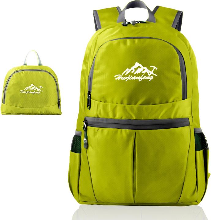 Intirilife Faltbarer Rucksack in Limette (36 l)
