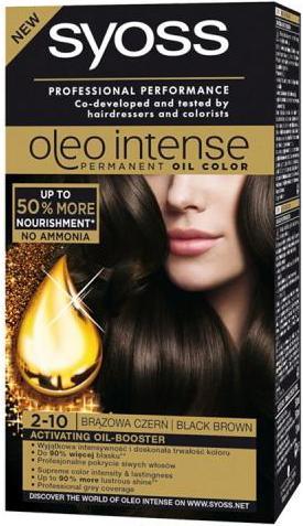 Immagine prodotto Syoss Oleo Tintura Intensa per Capelli 2-10 Marrone Nero (2-10 Marrone Nero)