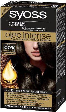 Immagine prodotto Syoss Oleo Tintura Intensa per Capelli 2-10 Marrone Nero (2-10 Marrone Nero)