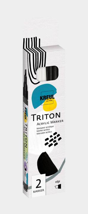 Produktbild Solo Goya Triton Acrylic Paint Marker 2er Set (Schwarz, Weiss, 4 mm, 2 x)