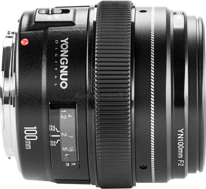 Actual product image Yongnuo 100mm f/2 (Canon EF, full size)