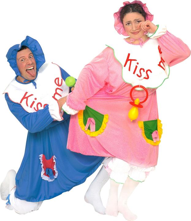 Immagine prodotto Widmann BABY sortiert hellblau und rosa (Kostüm mit Lätzchen, Beinlinge, Haube), M (M)