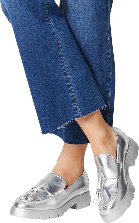 Actual product image FAITH Womens/Ladies Nala Tassel Loafers (36)