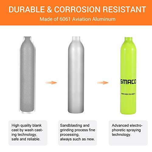 Image du produit Smaco Mini bouteille de plongée 0.5L (S300-B-Green)
