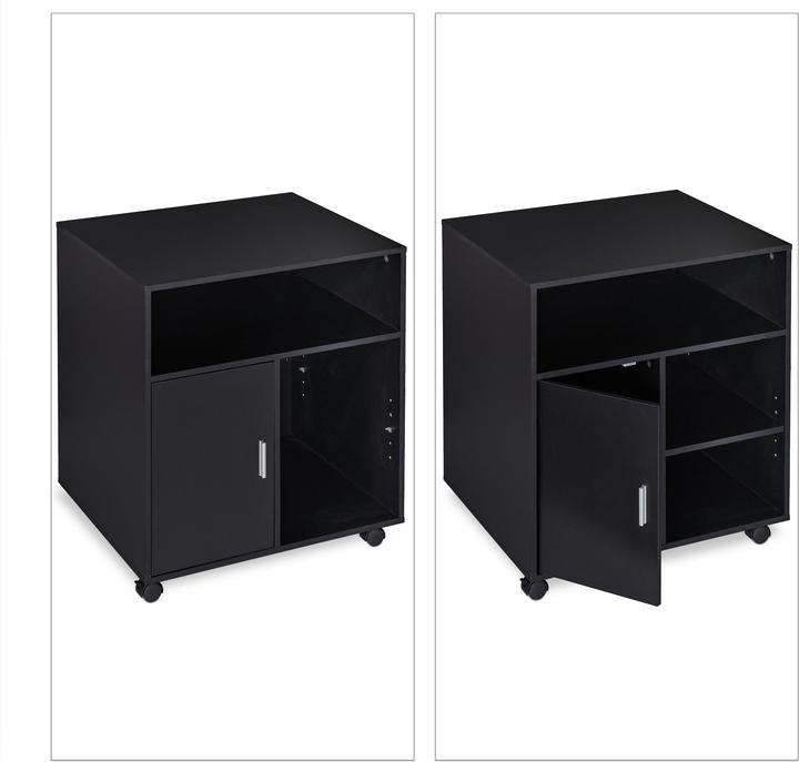 Immagine prodotto Relaxdays Carrello porta stampante (60 x 50 x 66,5 cm)