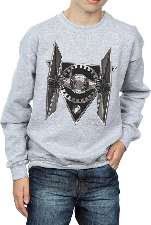 Actual product image Star Wars Boys The Last Jedi TIE Fighter Sweatshirt (140, 146)