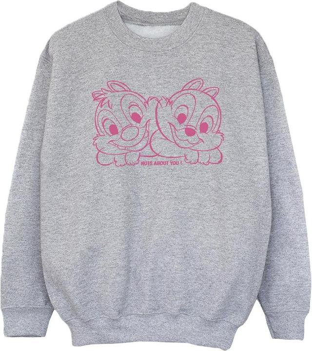Actual product image Disney Girls Chip 'n' Dale Nuts About You Sweatshirt (116)
