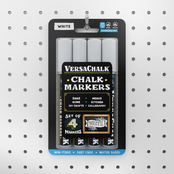 Image du produit VersaChalk - Marqueur blanc pour craie liquide, set de 4 pointes 5mm (Blanc, 5 mm, 4 x)