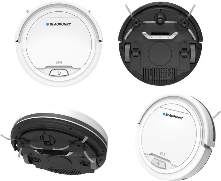 Immagine prodotto Blaupunkt Aspirapolvere - robot aspirapolvere RVC201, Bianco (Aspirazione robotica)