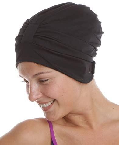 Actual product image Fashy Hair hat. PES FABRIC 3473 20 black
