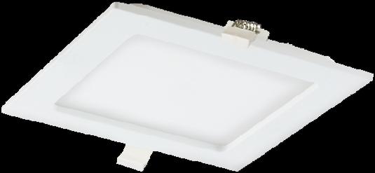 Actual product image Orno AKMAN LED 18W, downlight, recessed, square, 1300lm, 3000K, white, built-in LED driver (1300 lm)
