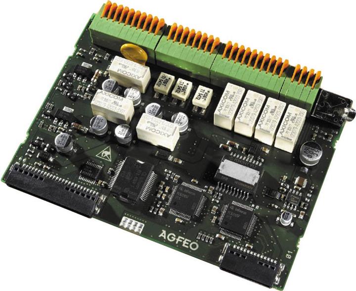 Produktbild Agfeo K-Modul 544 4 Alarmeingaenge 3 a/b Ports davon jeweils einer als 2-Draht oder 4-Draht FTZ TFE MoH...