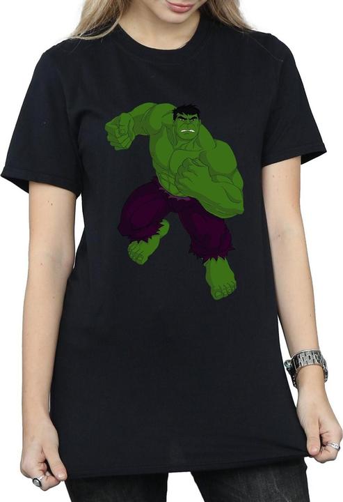 Actual product image Hulk Womens/Ladies Boyfriend T-Shirt (M)
