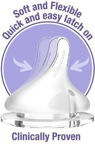 Actual product image Lansinoh Slow Flow Natural Wave (2 x, from birth)