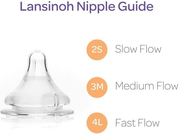Actual product image Lansinoh Slow Flow Natural Wave (2 x, from birth)