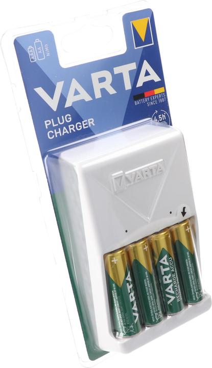 Produktbild Varta Plug Charger (1 Stk., AA, 1600 mAh, Ladegerät inkl. Akku)